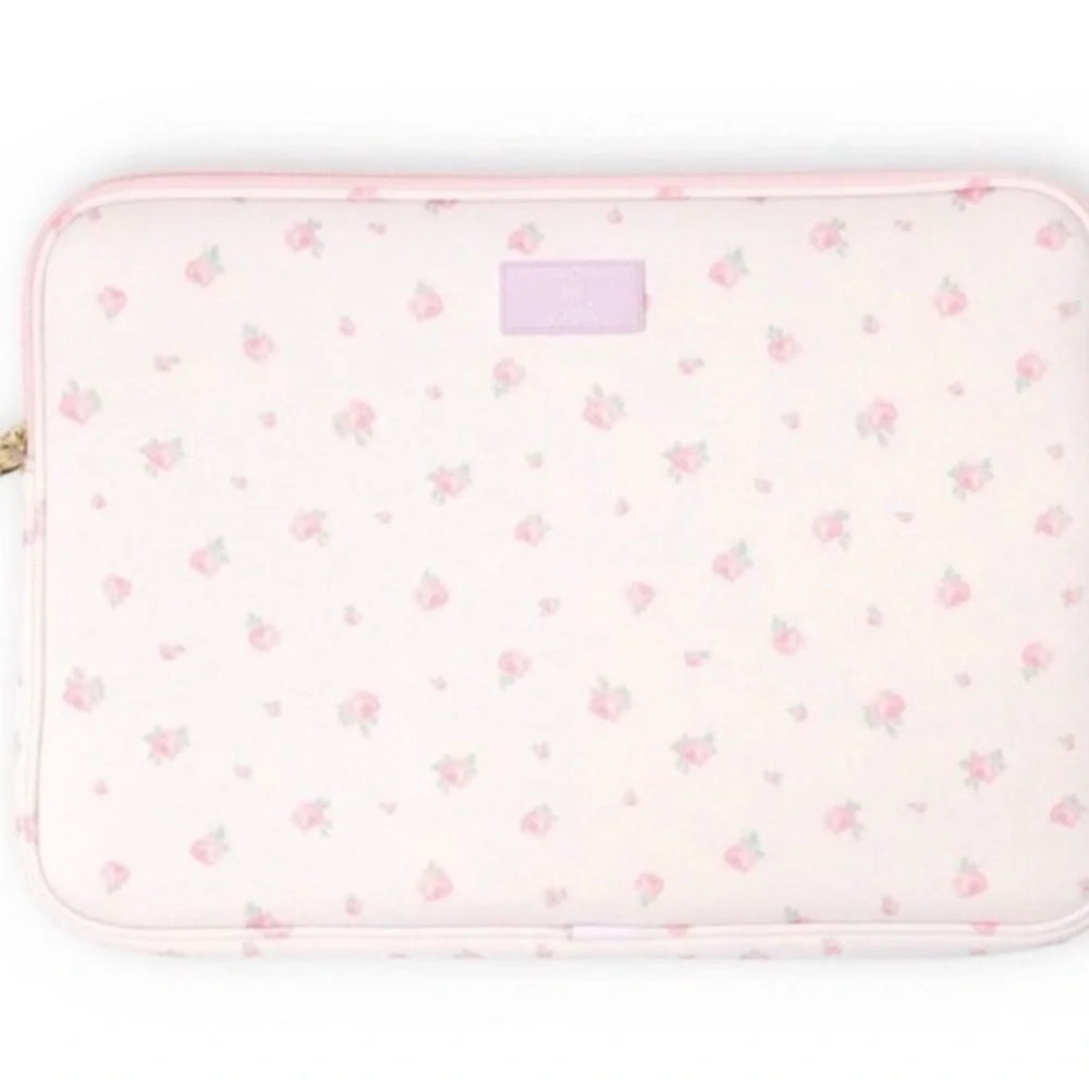 LoveShackFancy Pink Floral Laptop & Tablet Sleeve